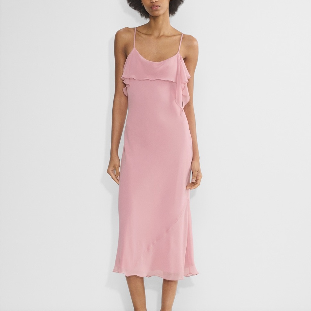 Aritzia Pink Midi Dress